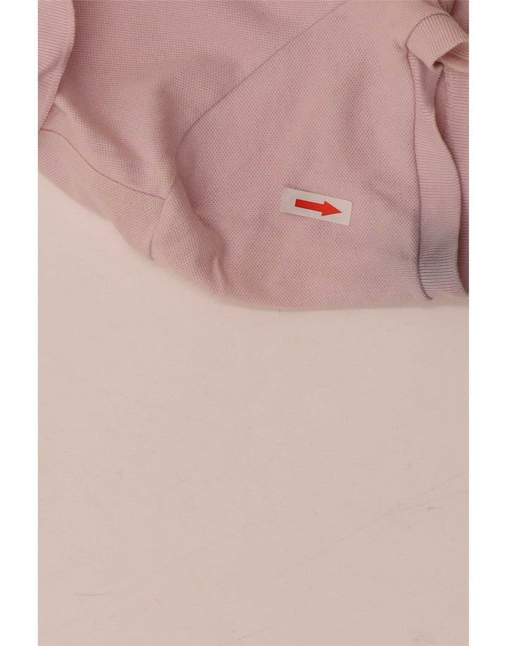 Camisa polo feminina Lacoste tamanho 34 pequeno algodão rosa