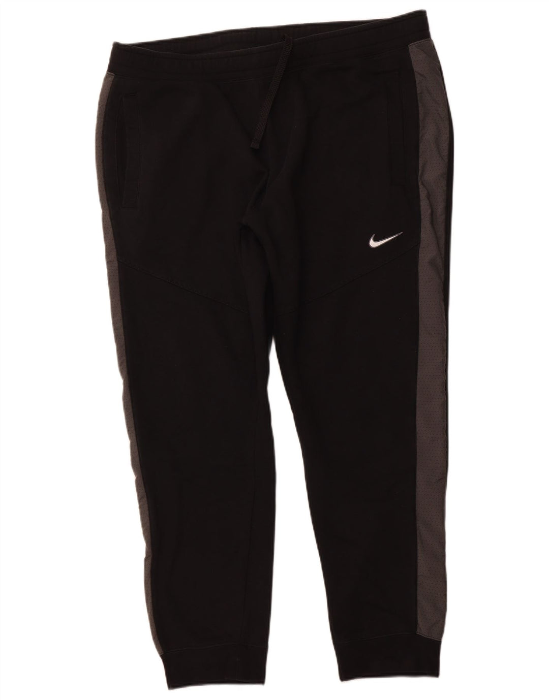 Calça de treino masculina NIKE Joggers 2XL preto colorblock algodão