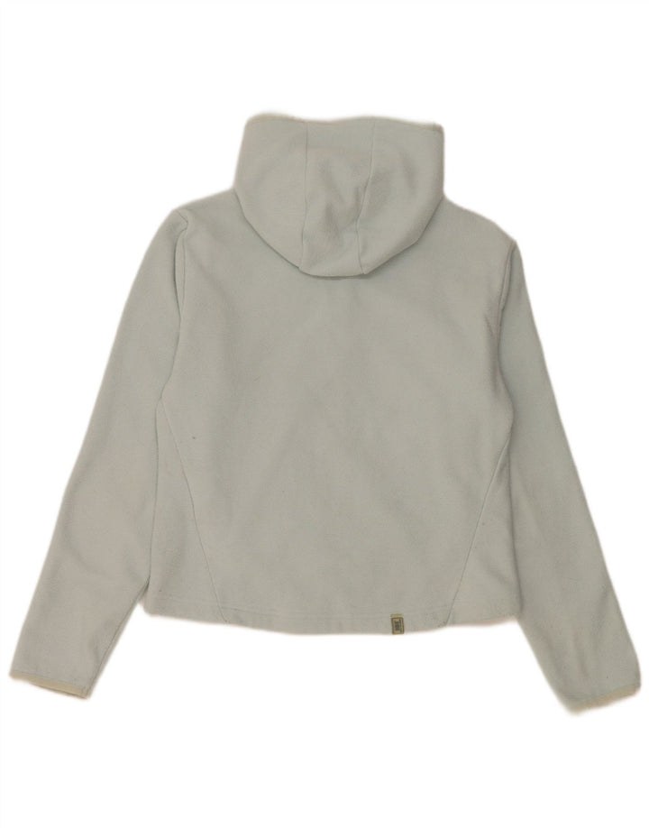 Jaqueta de lã com capuz Helly Hansen feminina UK 10 poliéster azul pequeno