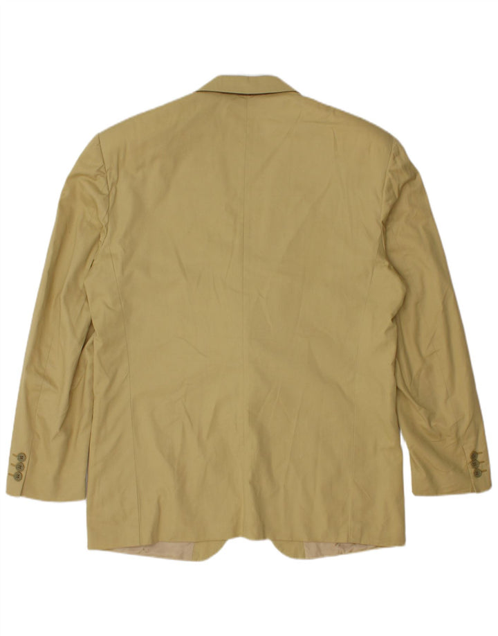 Jaqueta Blazer Masculina Cacharel com 2 Botões IT 52 XL Algodão Bege