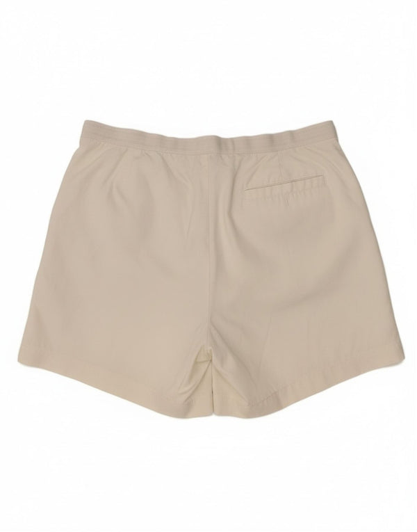 Shorts Chino Feminino Fila Cintura Alta Pegged IT 50 XL W34 Branco