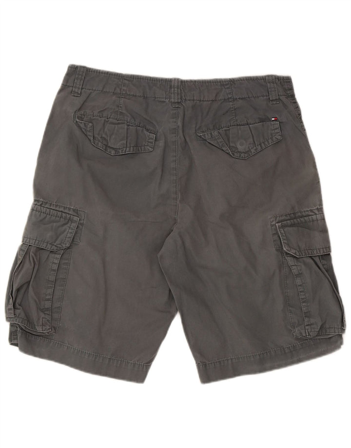 Shorts cargo masculino Tommy Hilfiger W33 algodão cinza médio