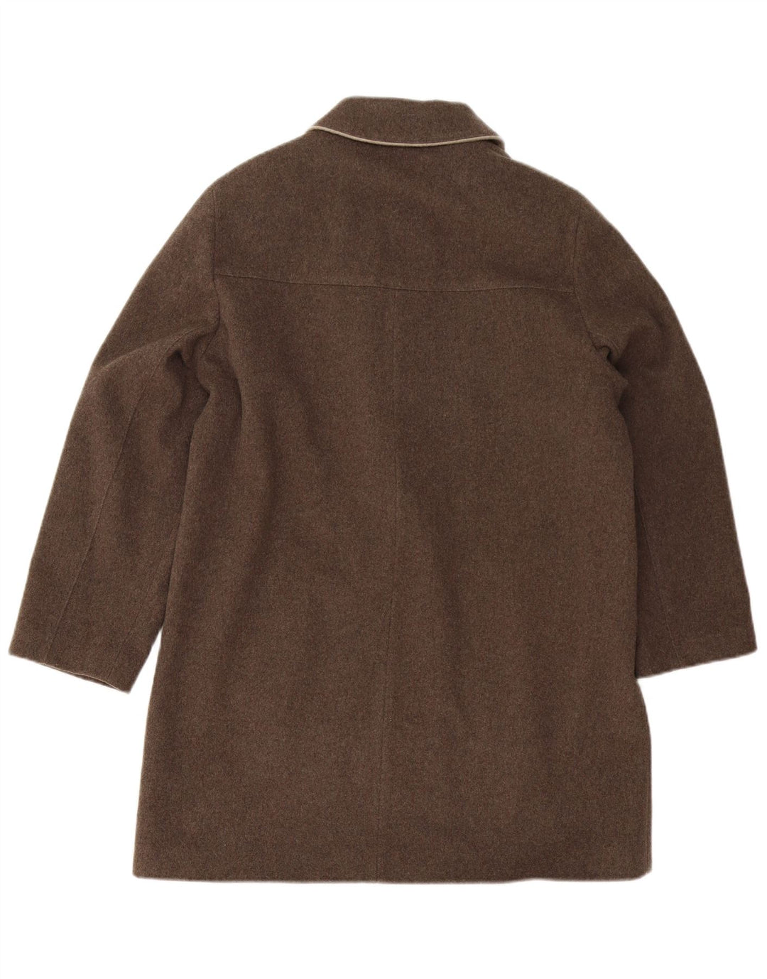 Sobretudo feminino Eastex Reino Unido 12 lã marrom médio