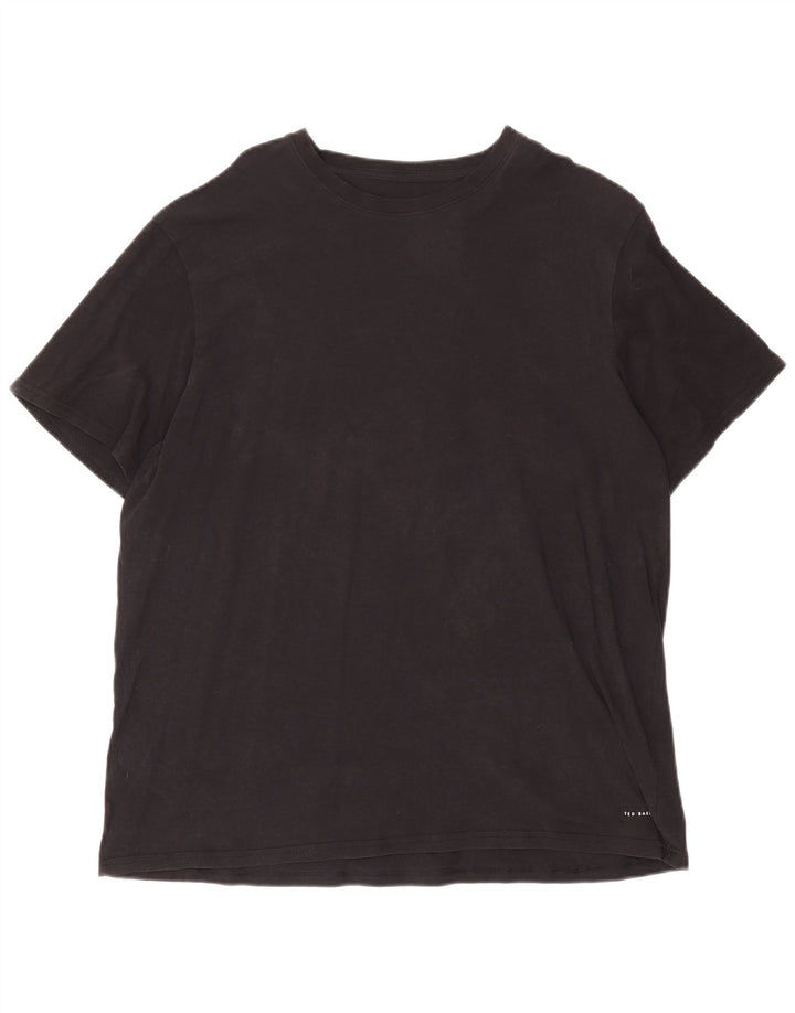 Camiseta masculina Ted Baker grande algodão preto