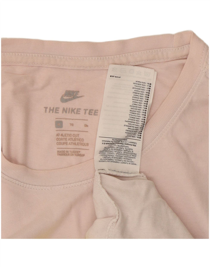 Camiseta masculina NIKE Athletic Cut Graphic Top XL algodão rosa