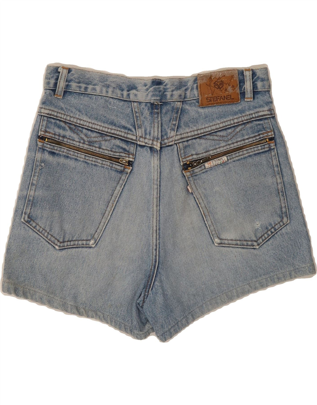 STEFANEL Womens Denim Shorts IT 44 Medium W30  Blue Vintage Stefanel and Second-Hand Stefanel from Messina Hembry 