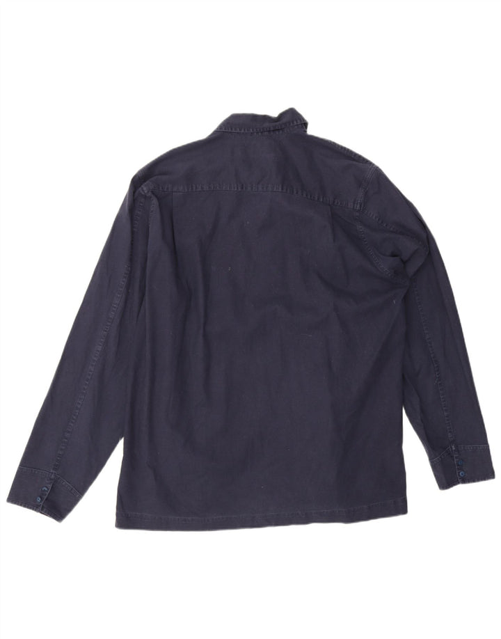 Camisa masculina Timberland grande linho azul marinho