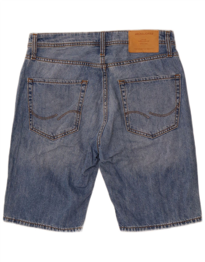 Shorts jeans masculino regular Jack & Jones pequeno W29 algodão azul