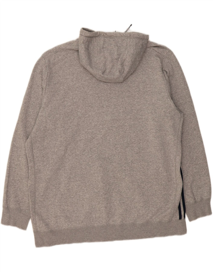 ADIDAS Mens Hoodie Jumper 2XL Grey Cotton Vintage Adidas and Second-Hand Adidas from Messina Hembry 