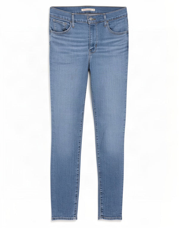 Jeans skinny feminino Levi's W29 L30 algodão azul