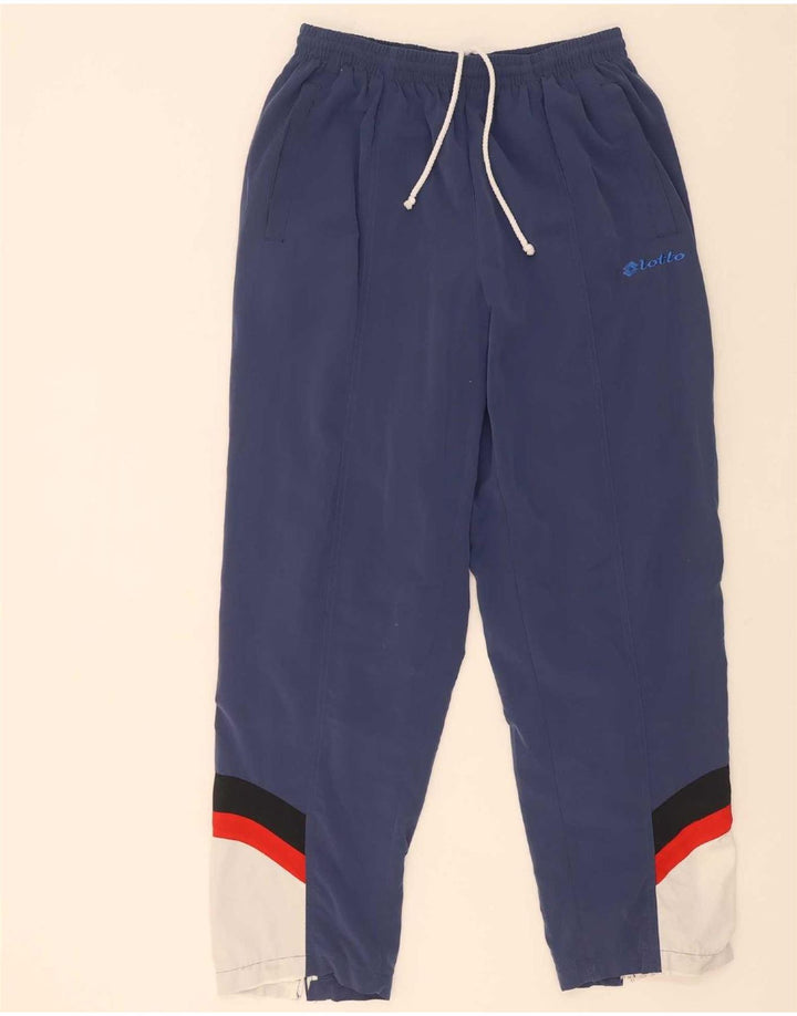 Lotto masculino gráfico completo agasalho grande branco colorblock poliéster