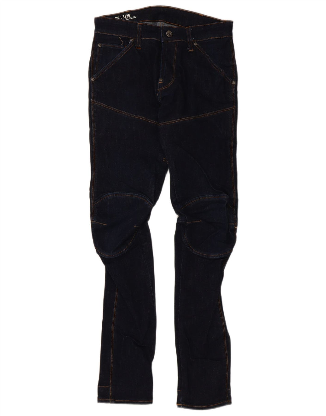 Calça jeans feminina G-Star 3D Arc Super Slim W29 L32 azul marinho