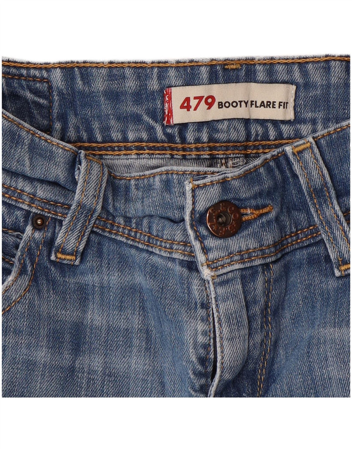 Calça jeans feminina LEVI'S 479 Booty Straight W24 L25 azul