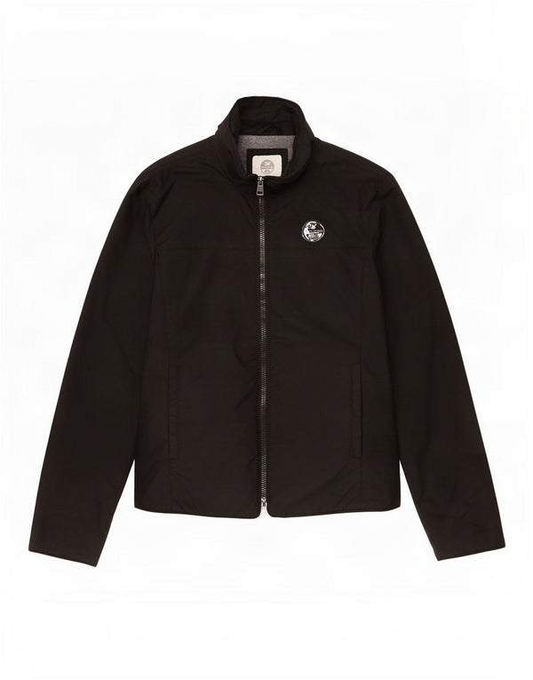 Jaqueta corta-vento feminina North Sails UK 10 pequena poliamida preta