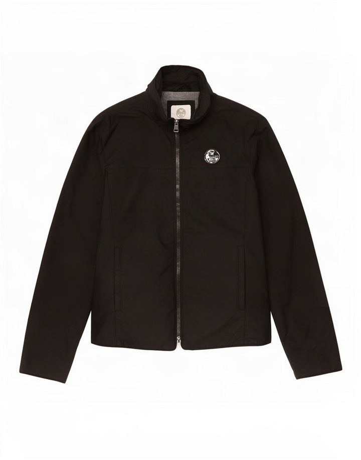 Jaqueta corta-vento feminina North Sails UK 10 pequena poliamida preta