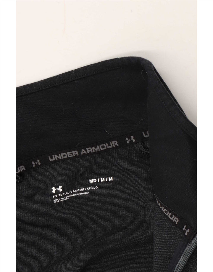 Under Armour Mens Graphic Pullover Treino Top Médio Azul Marinho Salpicado