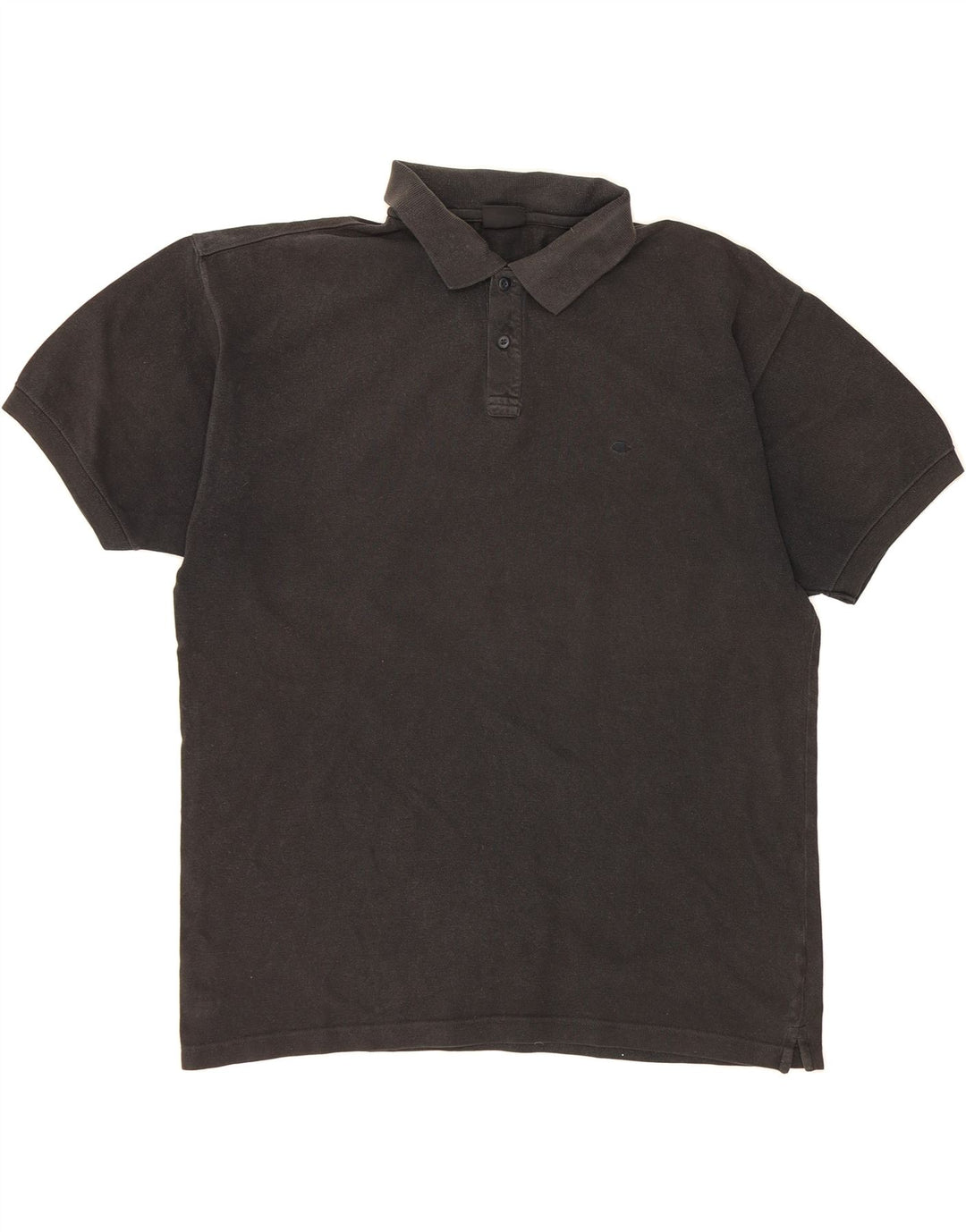 CHAMPION Mens Polo Shirt 2XL Black Vintage Champion and Second-Hand Champion from Messina Hembry 