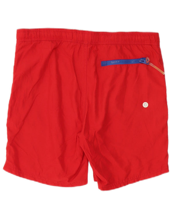 Shorts de natação masculino Superdry Graphic pequeno poliéster vermelho