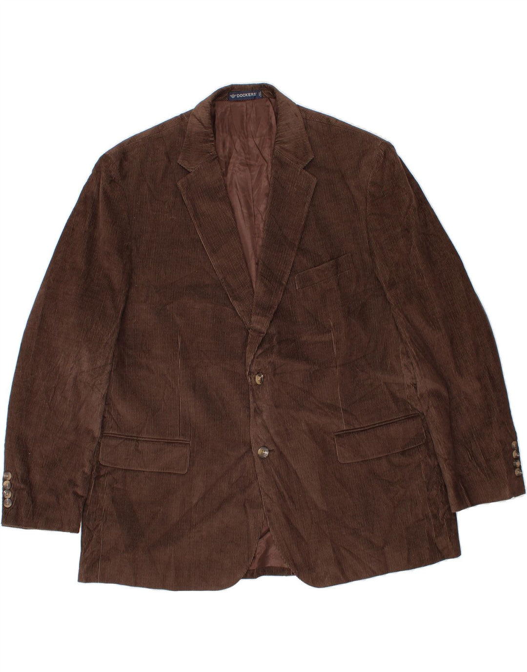 Jaqueta blazer masculina de veludo DOCKERS US 48 4XL algodão marrom