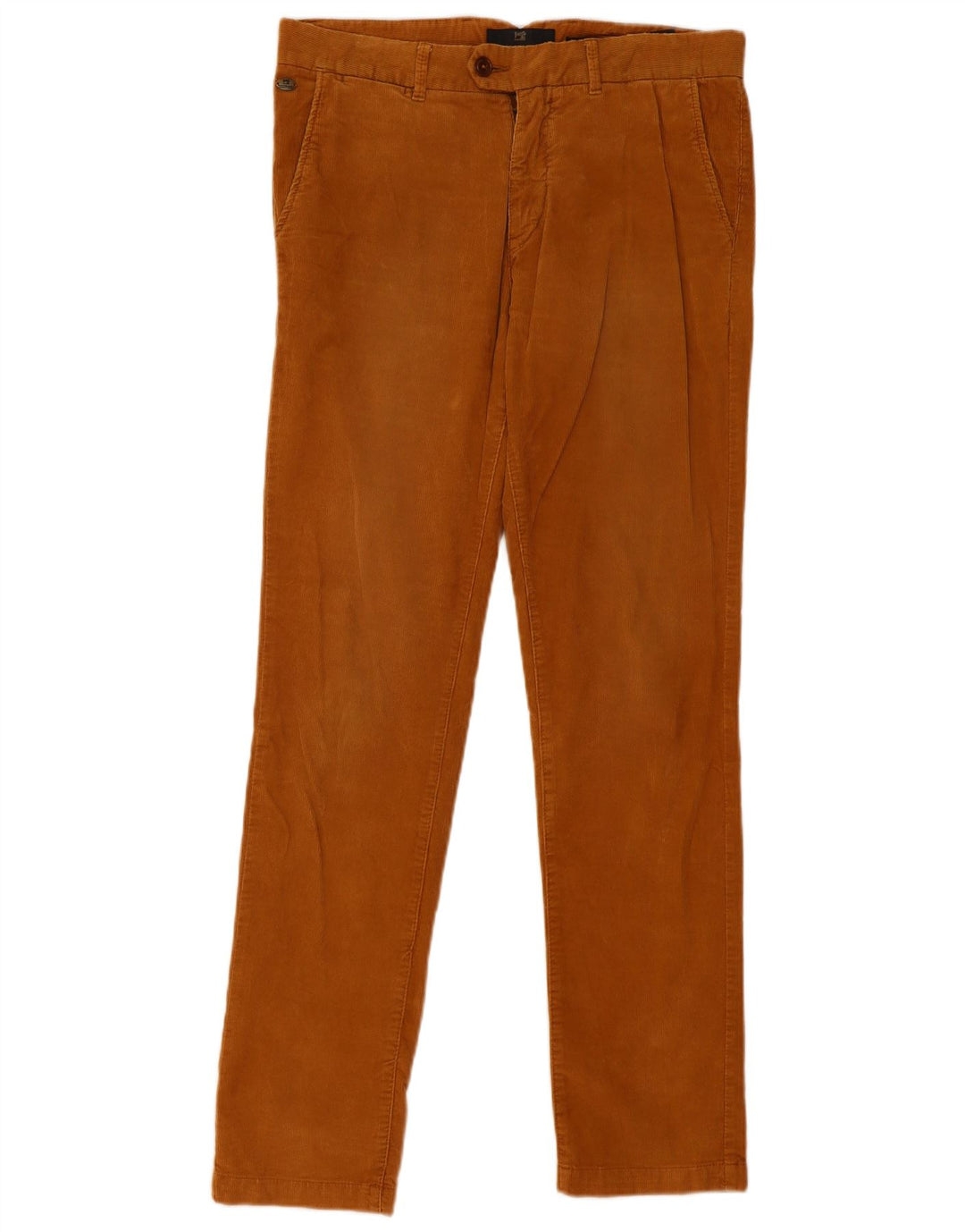 Calça masculina reta de veludo SCOTCH & SODA W30 L32 algodão marrom