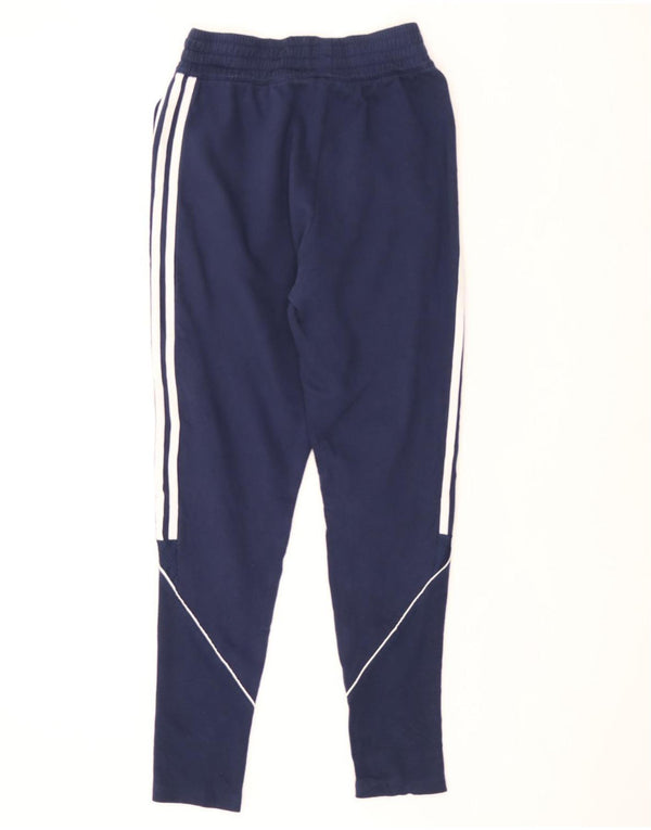 Calças de treino masculinas ADIDAS pequenas algodão azul marinho