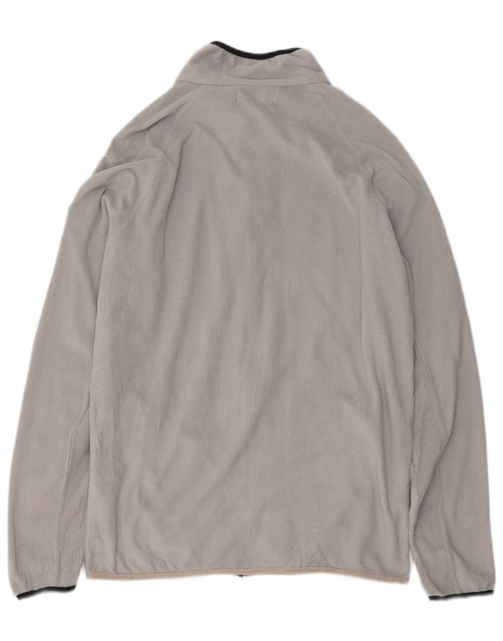 Jaqueta de lã feminina TRUSSARDI UK 18 XL cinza poliéster