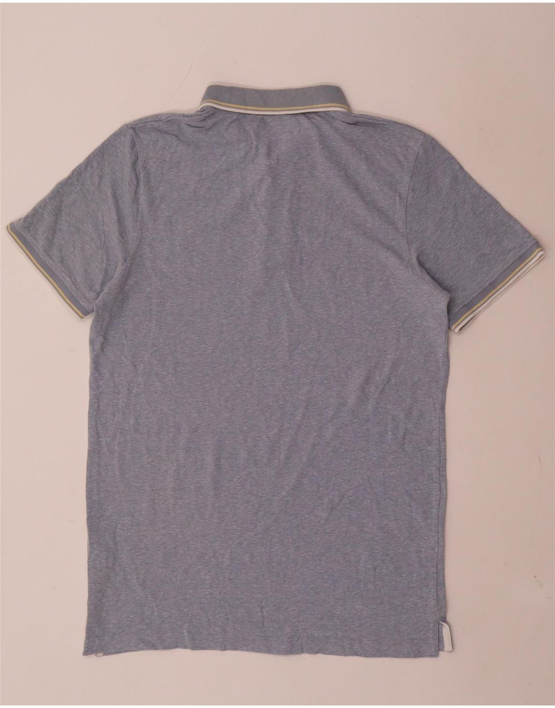 Camisa polo masculina Jack & Jones grande poliéster azul