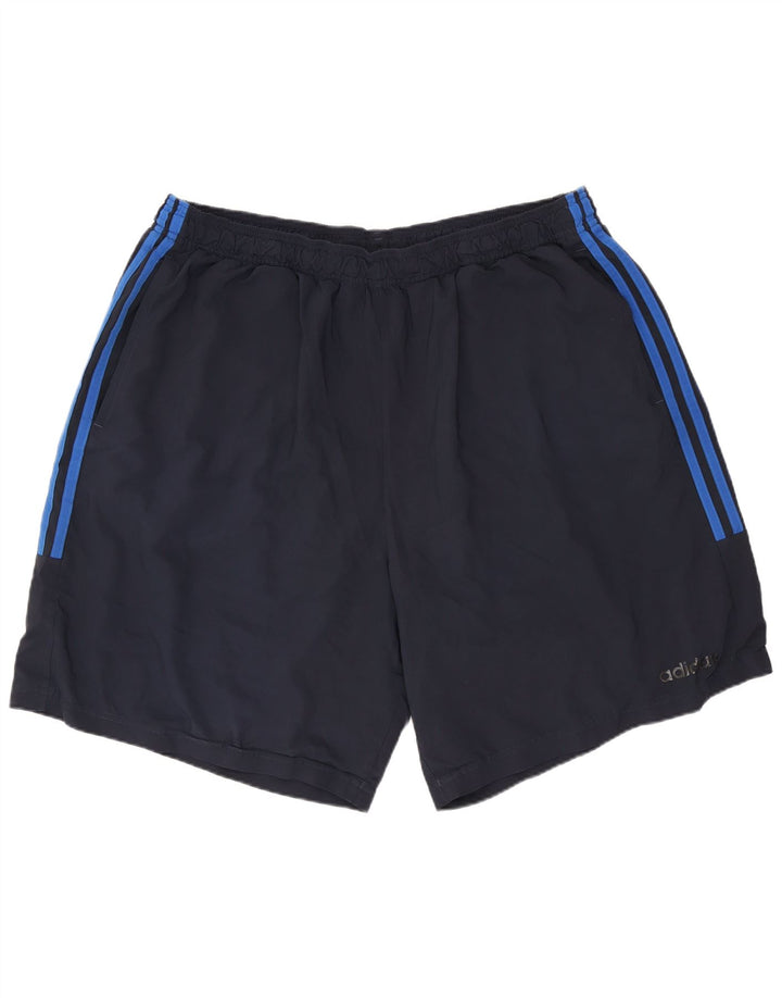 Shorts esportivos masculinos ADIDAS 2XL azul marinho poliéster