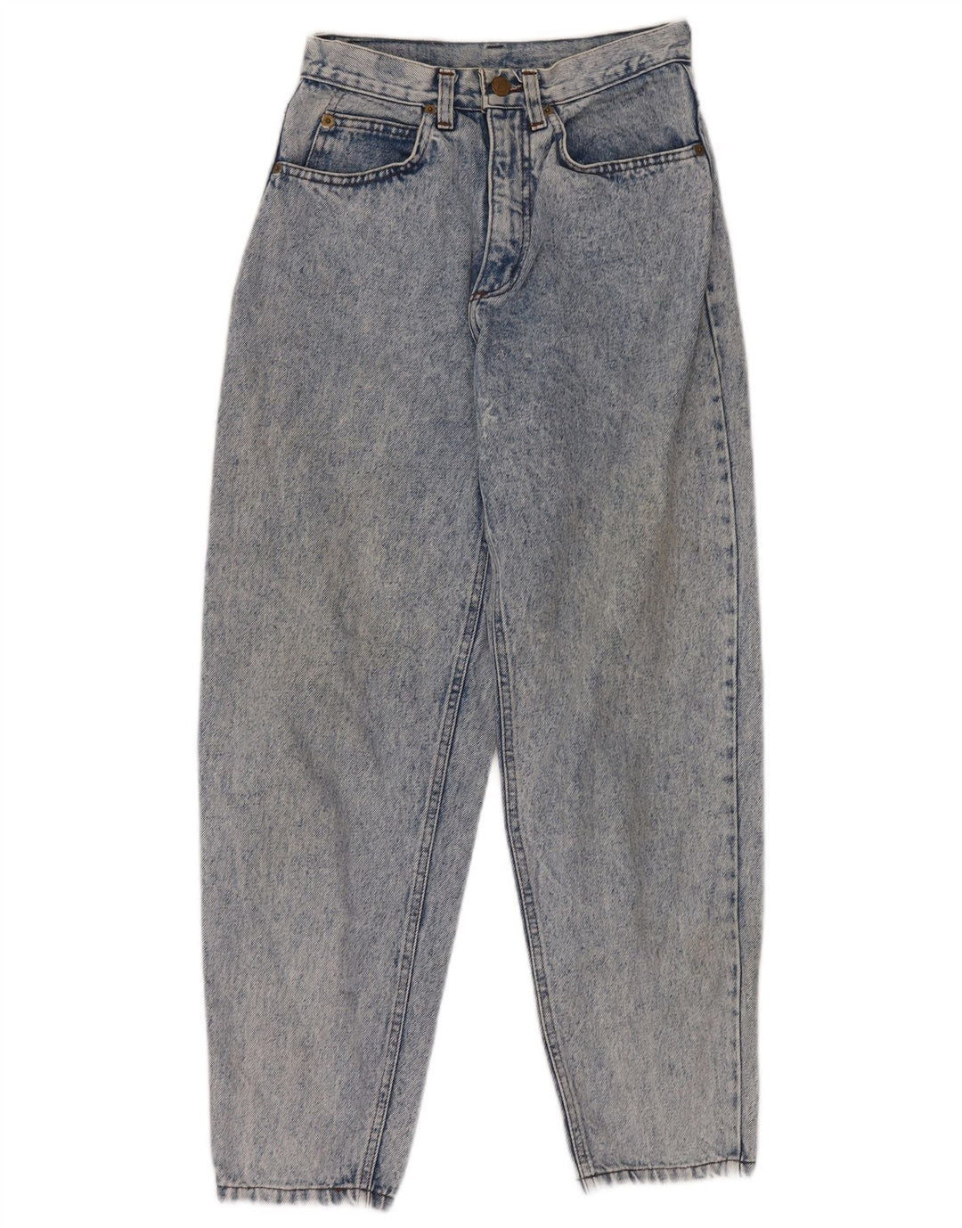 Jeans cônicos femininos JESSI W26 L29 azul