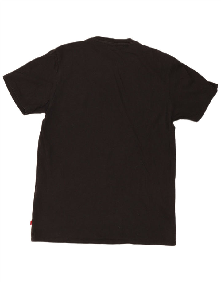Camiseta gráfica masculina LEVI'S top pequeno algodão preto