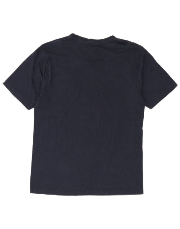 Camiseta masculina DKNY top médio algodão azul marinho