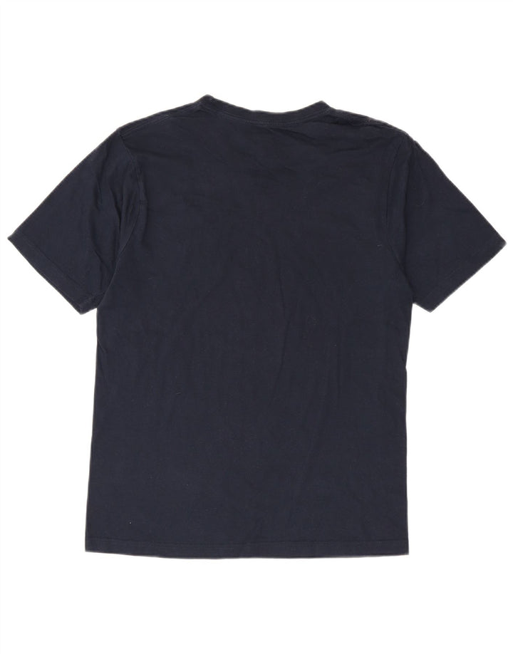 Camiseta masculina DKNY top médio algodão azul marinho