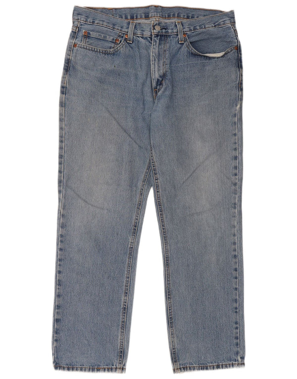 Calça Jeans Levis Masculina 541 Relaxed Fit Straight W34 L30 Azul Algodão