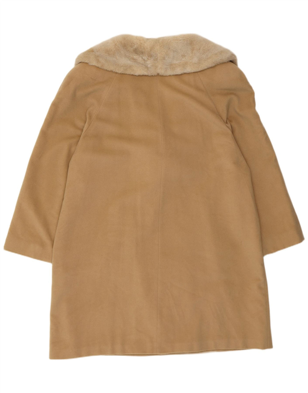Casaco feminino St. Michael com peito duplo Marks & Spencer Reino Unido 16 grande bege