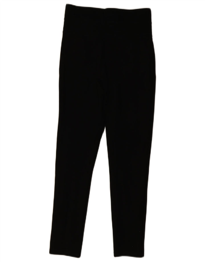 Zara Leggings feminino de cintura alta poliéster preto médio
