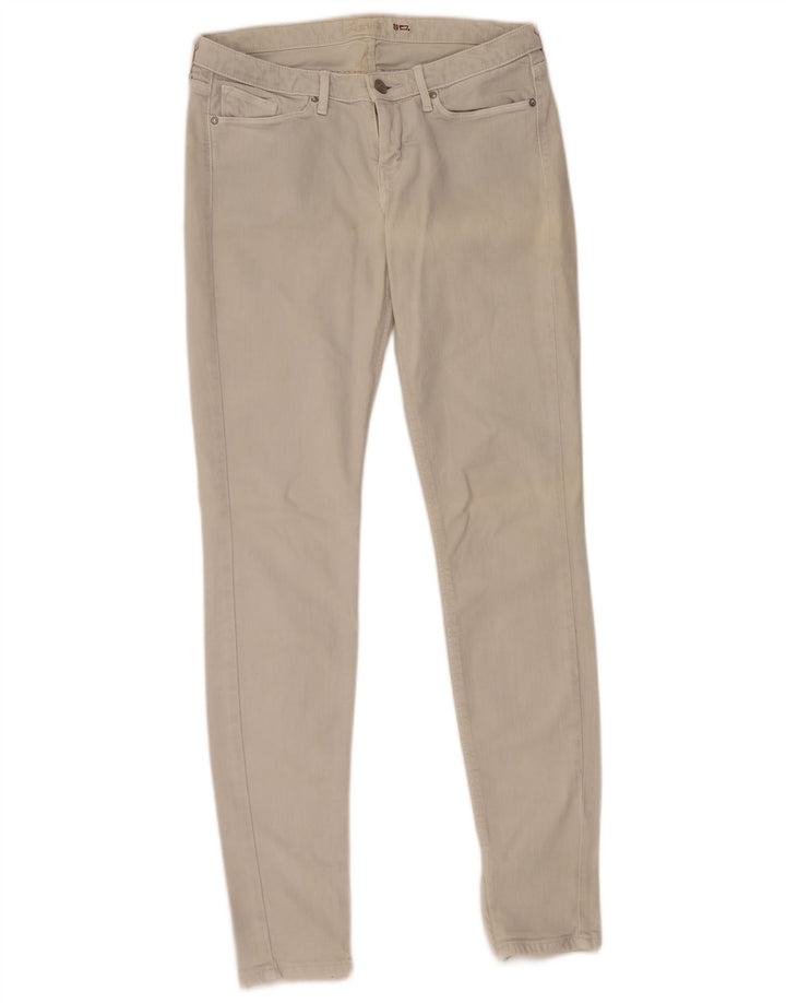 Jeans skinny feminino Levi's W29 L34 algodão cinza