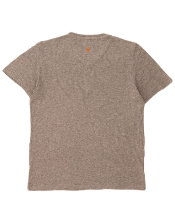 Camiseta gráfica masculina FAT FACE cinza médio
