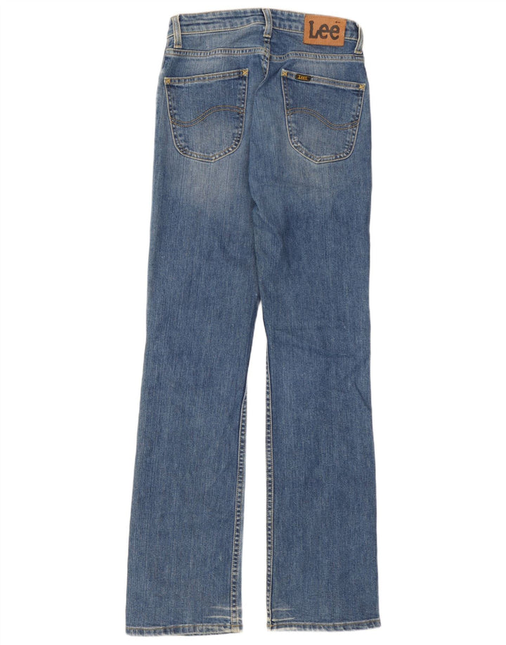 Lee Womens Cameron Bootcut Jeans W28 L33 Azul Algodão