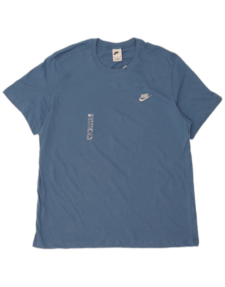 Camiseta masculina Nike Top XL algodão azul
