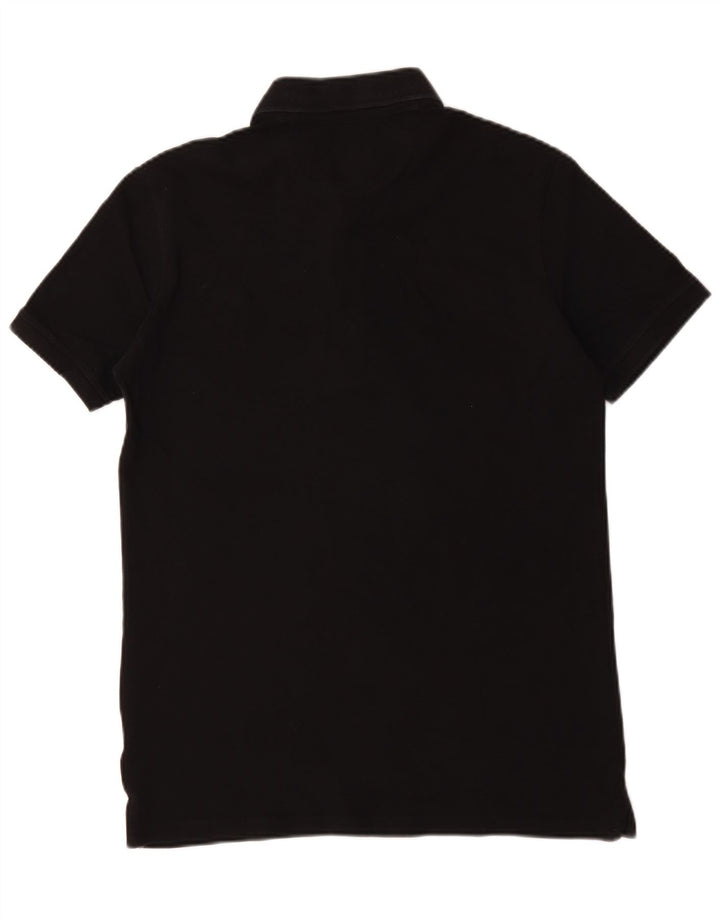 Camisa polo masculina Guess de algodão preto médio