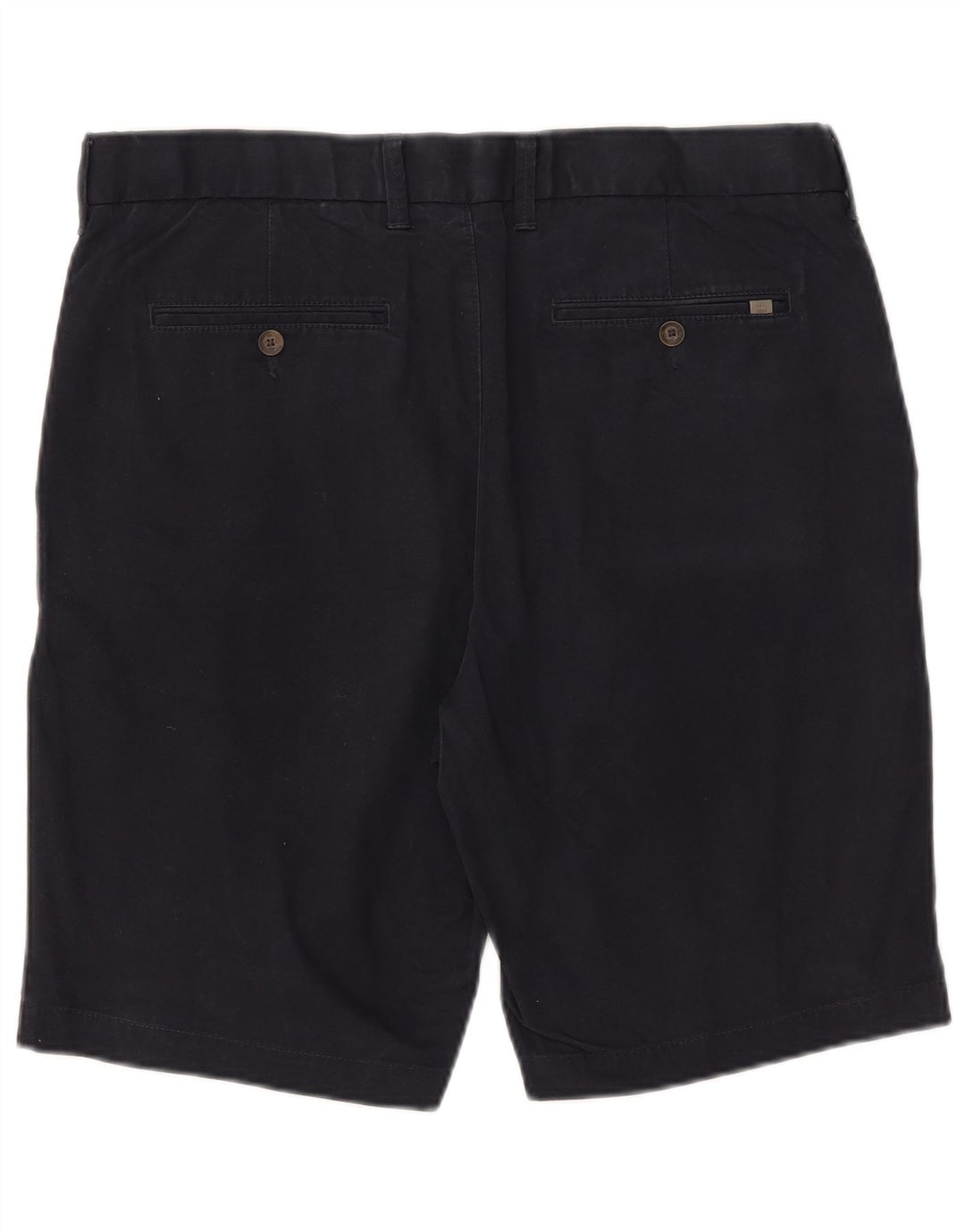Shorts chino masculino Marks & Spencer W36 grande algodão azul marinho