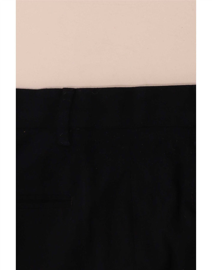Calça masculina Marks & Spencer Slim Fit W34 L31 Poliéster Azul Marinho