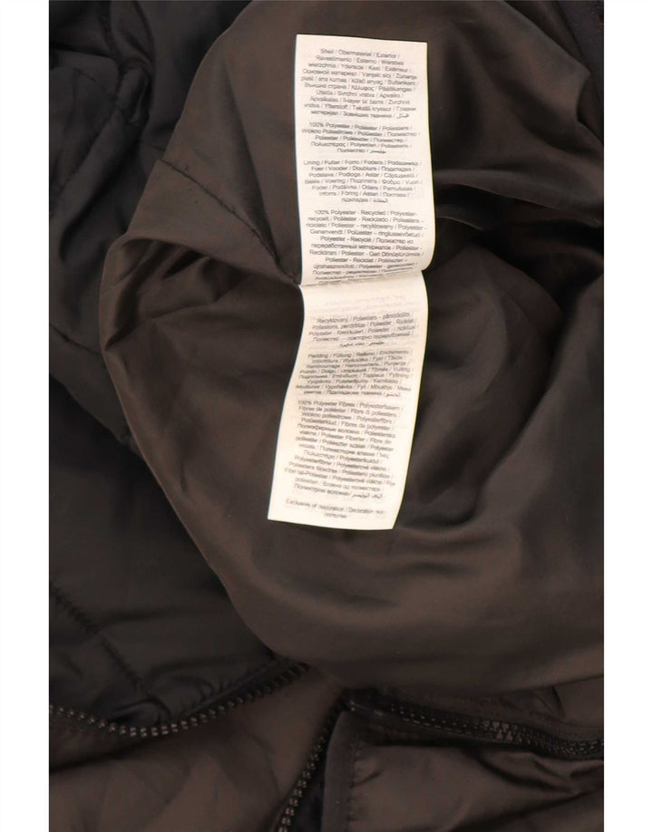 Jaqueta masculina acolchoada com capuz Jack & Jones UK 42 XL poliéster preto