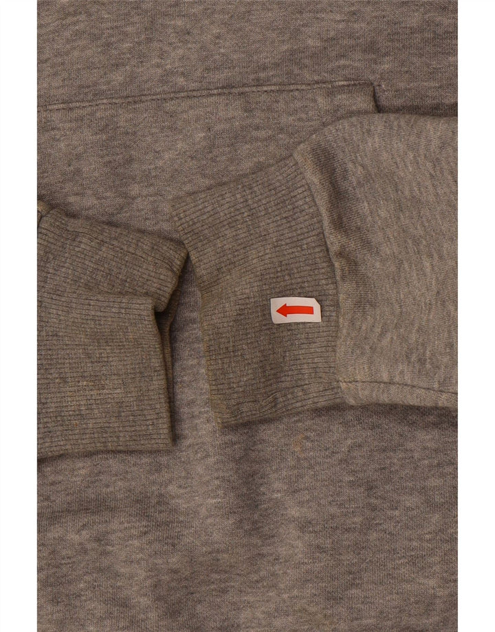 PUMA Mens Graphic Hoodie Jumper Médio Algodão Cinza