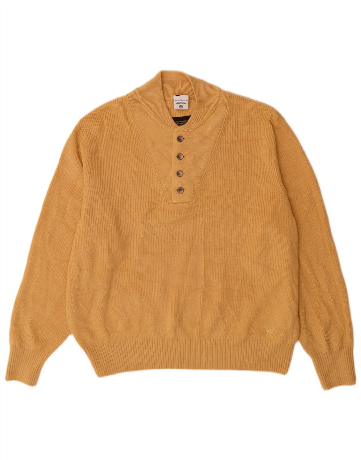 Suéter masculino NIKE com gola redonda XL poliéster bege