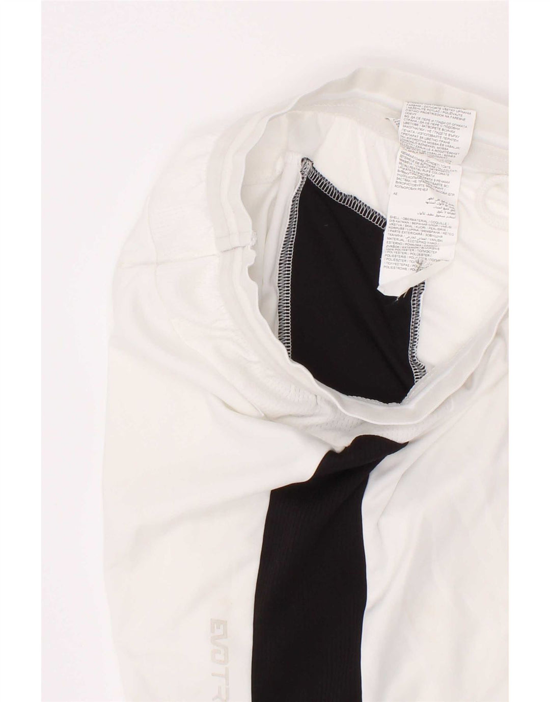 Shorts esportivos Puma Boys 7-8 anos branco colorblock poliéster