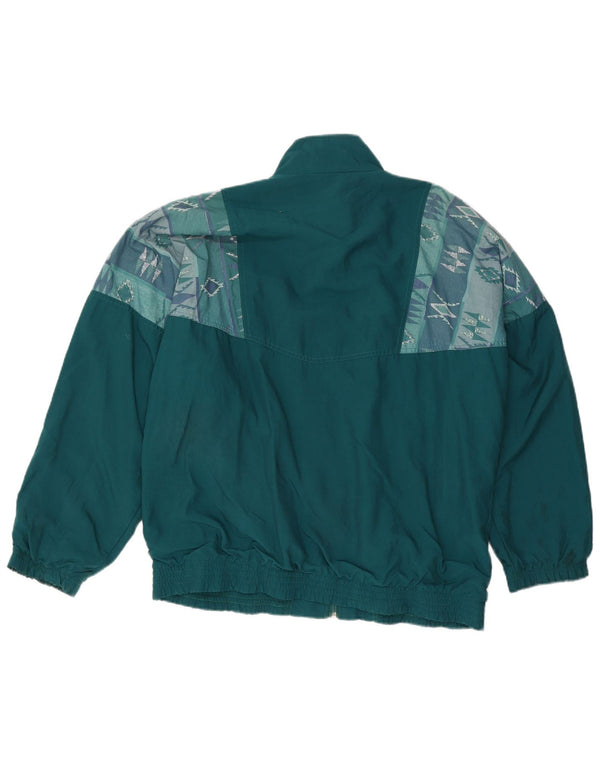 Jean Leduc Mens Treino Top Jacket XL Poliéster Geométrico Verde