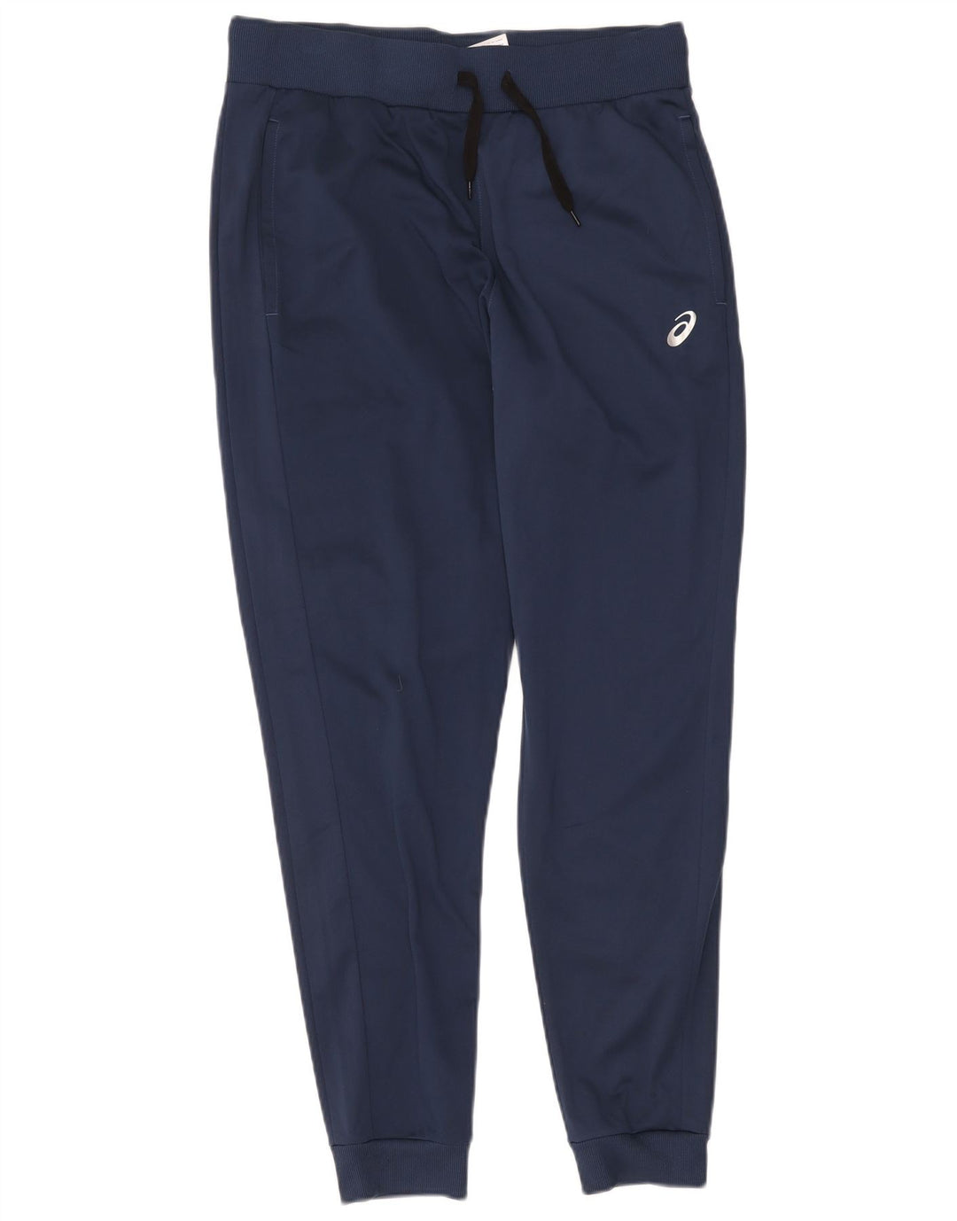 Calça de treino masculina Asics Joggers grande poliéster azul marinho