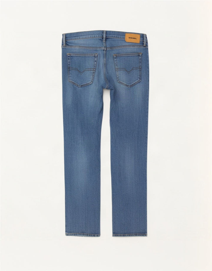 Jeans feminino diesel D-Mihtry reto W32 L30 algodão azul