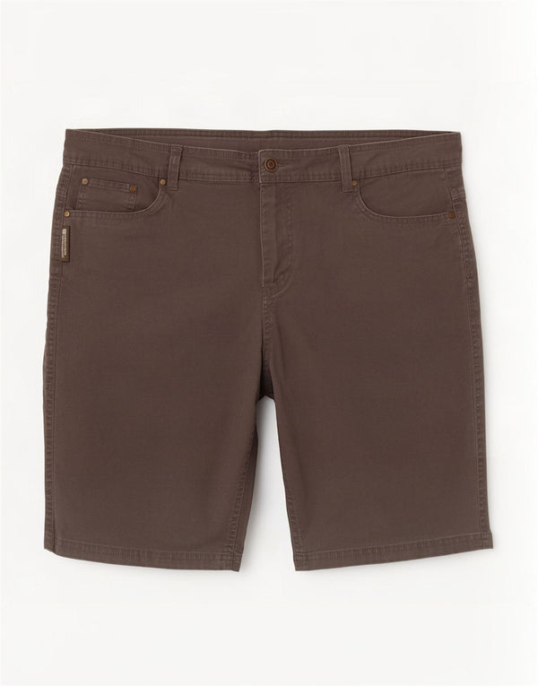 Shorts casuais masculinos Mountain Warehouse W38 XL algodão cinza